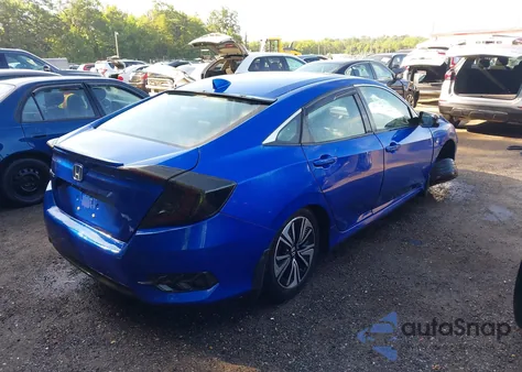 2017 Honda Civic Ex-L from USA, damaged, VIN 2HGFC1F76HH649337
